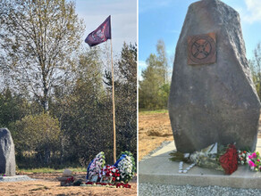 На месте где разбился самолет с Евгением Пригожиным установили памятник 