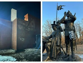 В отношении вандалов осквернивших памятники в Благовещенске возбуждены два уголовных дела