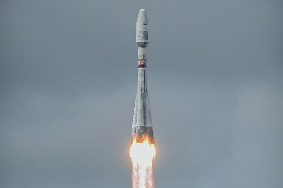 В Приамурье с космодрома Восточный успешно стартовала ракетаноситель с коммерческими спутниками на борту видео