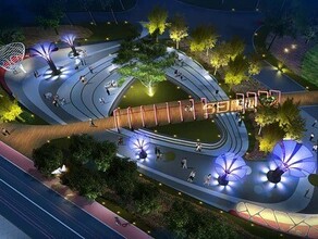 В Хэйхэ начали строительство современного парка отдыха фото