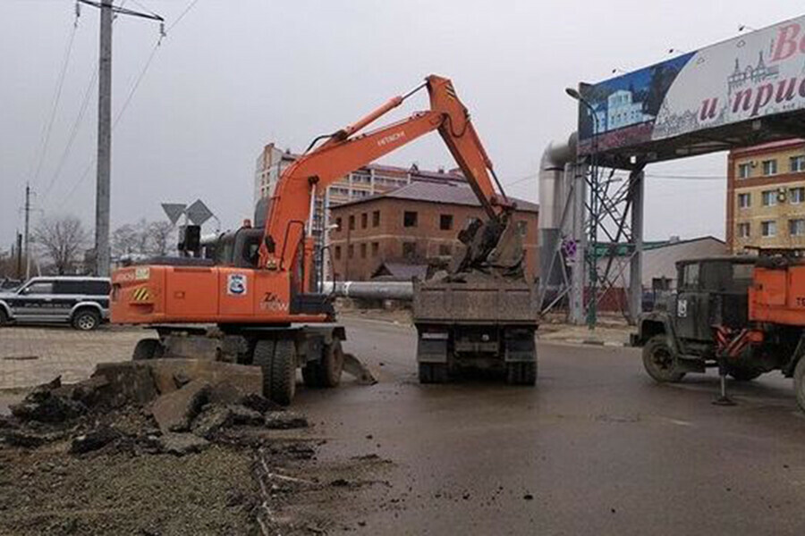 На улицах Горького и Мухина в Благовещенске начался масштабный ремонт