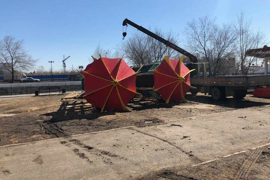 В Благовещенском парке Дружбы появится новая детская площадка