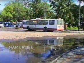 Рогатые в городе Вспоминаем троллейбусы на улицах Благовещенска видео