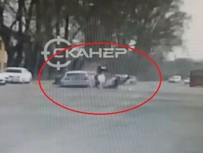 Момент аварии которая унесла жизнь мотоциклиста в Белогорске сняла камера видеорегистратора видео