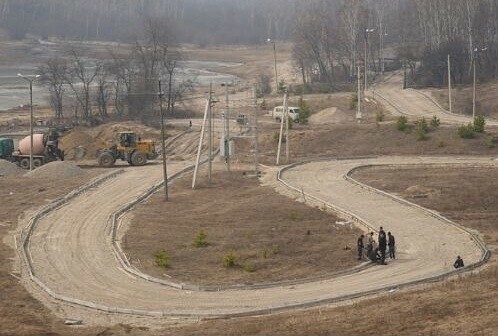 В Приамурье завершается первый этап строительства лыжероллерного трэка фото