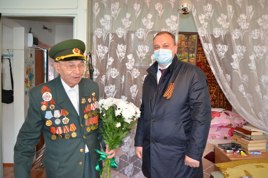 Благовещенский 95летний ветеран Василий Давыдов Был ранен в позвоночник Но не сломался