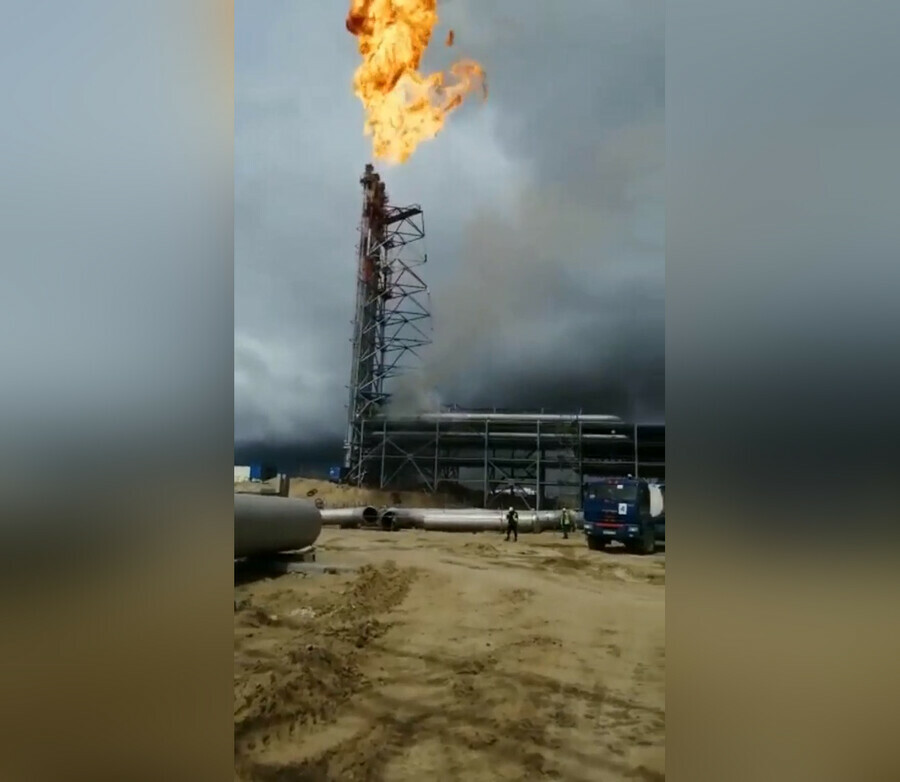 Что за факел наблюдали недавно на Амурском ГПЗ видео