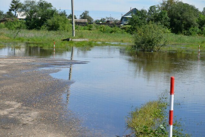 На реке Томь около Белогорска ждут подъема воды гидрологическая обстановка в Амурской области