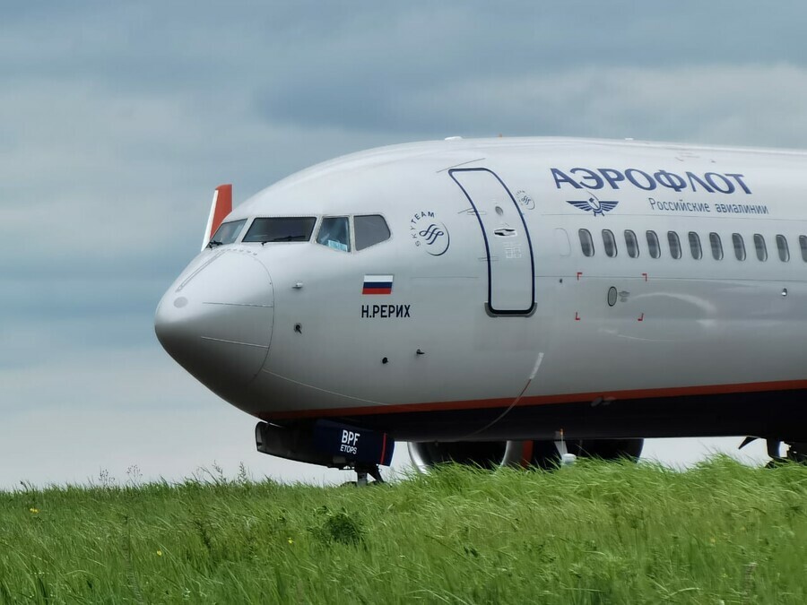 Меньше половины самолета В Благовещенск впервые за много лет прилетел Аэрофлот