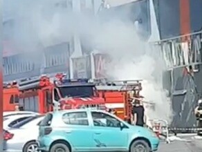 Благовещенцы заметили дым у торгового центра Острова