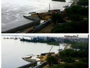 Берег уходит под воду в Благовещенске на Зее вода стремительно прибывает