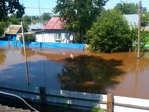 Марково и Сергеевка стоят в воде Вода продолжает расти видео