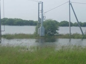 Во Владимировке и Новопетровке отключили электроэнергию изза угрозы подтопления подстанции