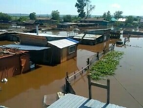 Самая тяжелая обстановка с наводнением  в Благовещенском районе Там затоплено почти 700 домов