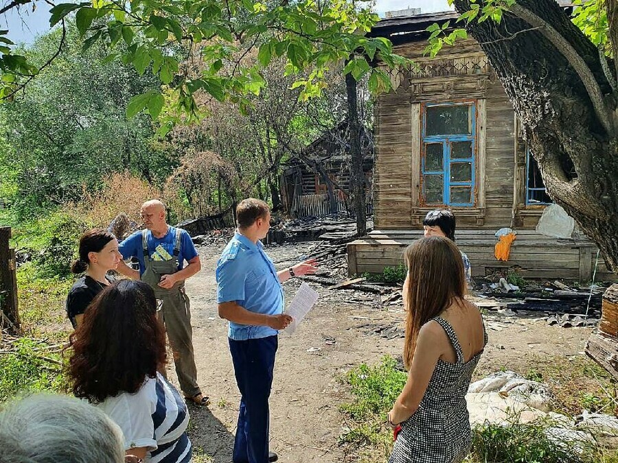 Пожаром до неба в историческом центре Благовещенска заинтересовалась прокуратура