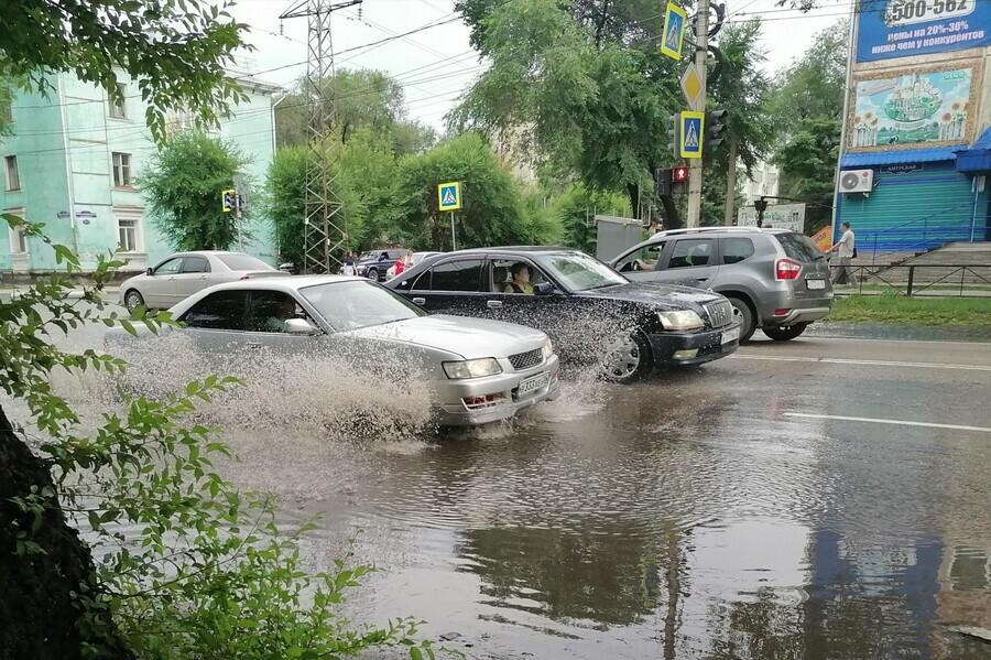 Очень сильные дожди прогноз погоды в Амурской области на 19 июля