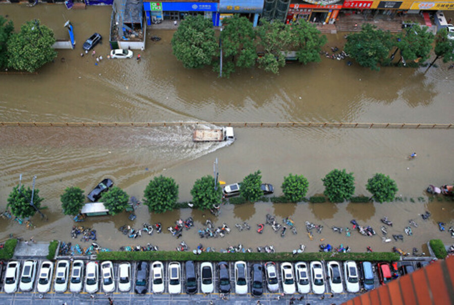 В китайской провинции Хэнань увеличилось число жертв наводнений 
