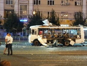 В Воронеже взорвался автобус полный людей видео