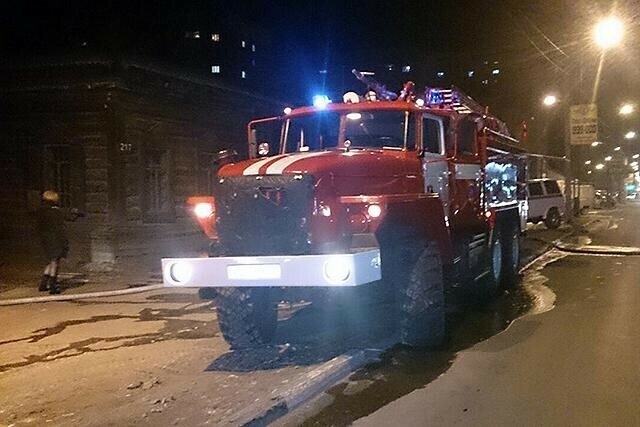 В Амурской области пожарным пришлось тушить баню