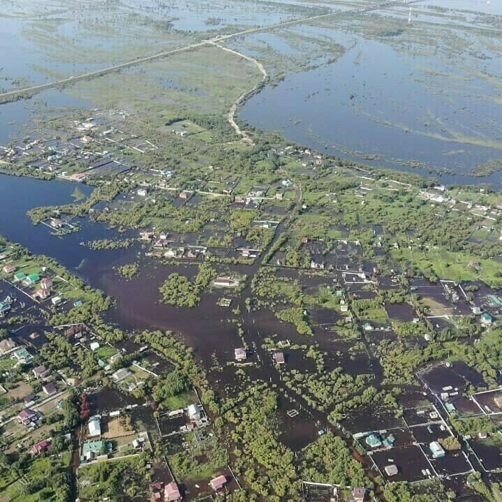Вода уходит где в Амурской области затоплены дома и дороги