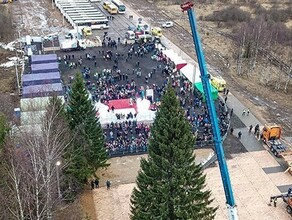 МегаФон развернул мобильную базовую станцию на празднике в честь главной ёлки страны