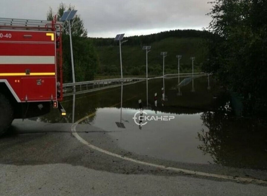 В Сковородине затопило подъезд к городу 