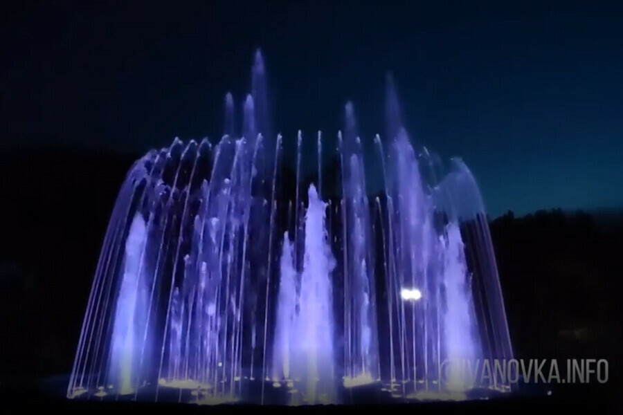 С сентября изменится график работы музыкального фонтана в Ивановке 