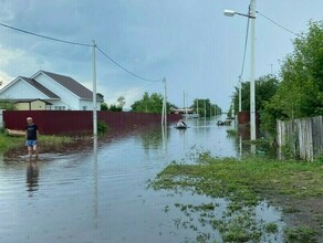 Во Владимировке еще остаются подтопленными жилые дома