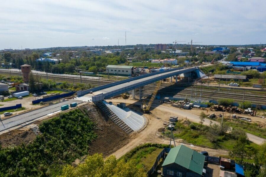 В Свободном завершают строительство путепровода В области построят еще три