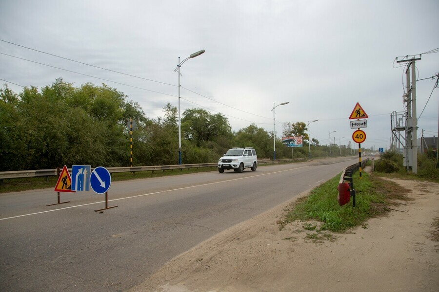 В Благовещенске начат ремонт дороги ведущей в Чигири Движение затруднено но скоро там появится светофор
