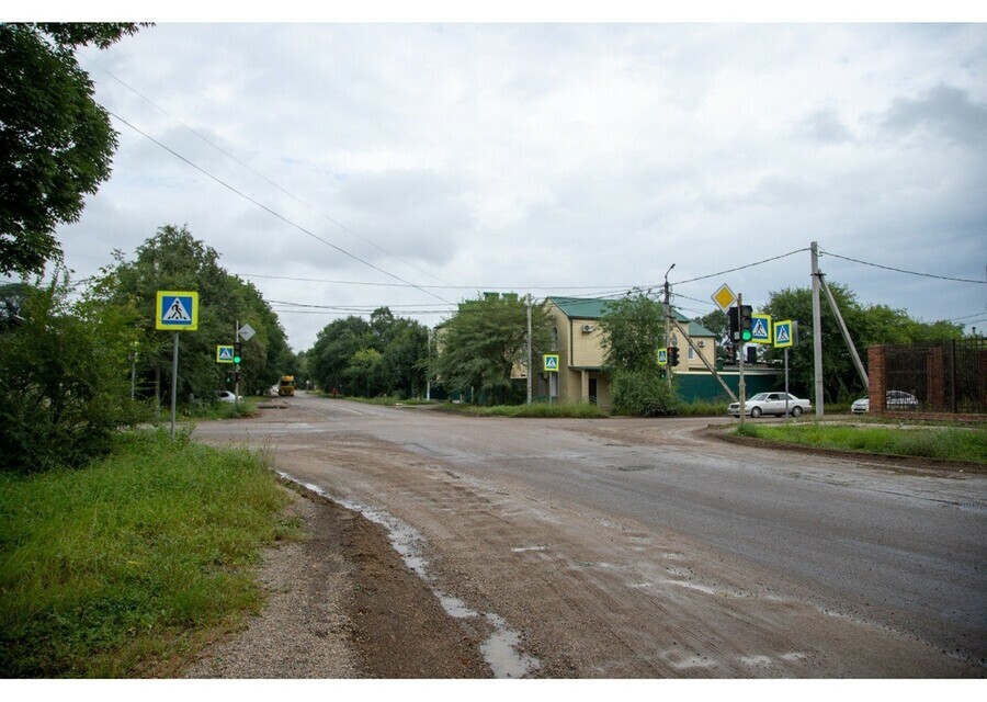 Новые правоповоротные полосы появятся на одном из перекрестков Благовещенска