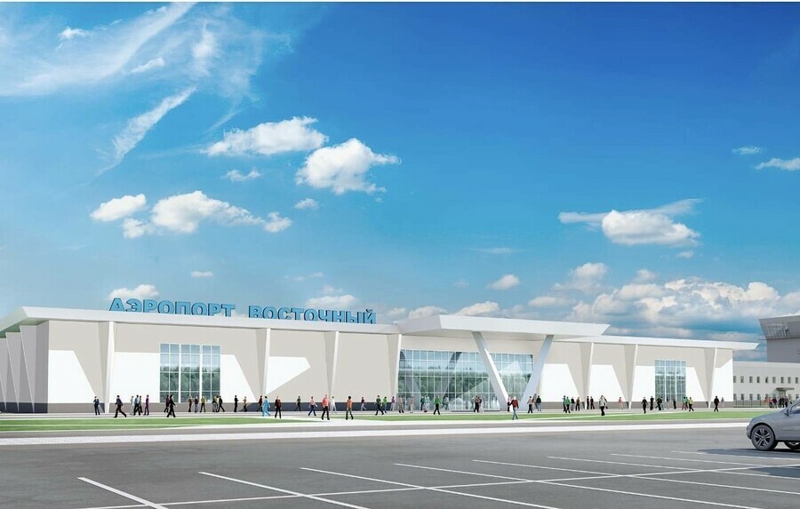 В Роскосмосе показали возможный дизайн аэровокзала космодрома Восточный 