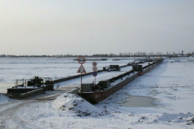 Амурские предприниматели Понтонный мост Благовещенск  Хэйхэ в этом году под вопросом