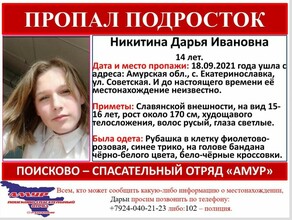 В Екатеринославке Приамурья пропала без вести 14летняя девочка
