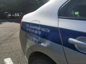 В Благовещенске автоледи ударом ноги повредила автомобиль полиции 