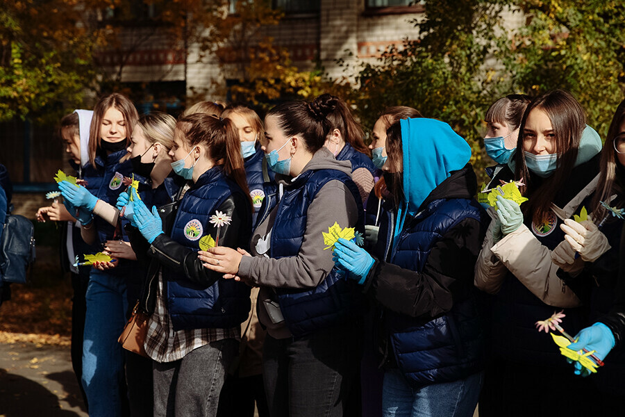 В Благовещенске началась акция Желтый лист посвященная вакцинации от коронавируса и гриппа   