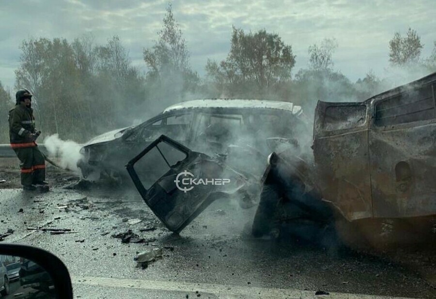 Страшная авария под Хабаровском сгорели машины и люди фото видео