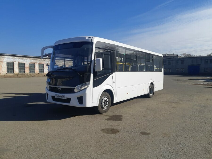 В Благовещенске новый современный автобус выйдет на несколько маршрутов На какие