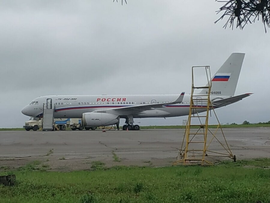 В Благовещенск прилетел спецборт ведомства занимающегося перевозкой первых лиц государства