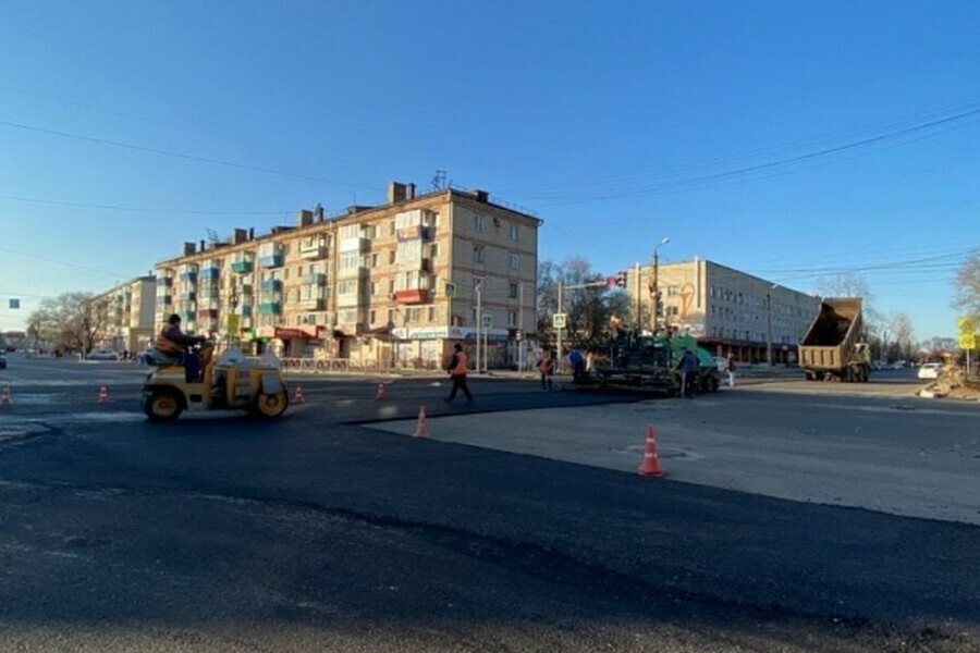 В Белогорске Амурской области отремонтировали дороги на которые президенту пожаловался один из жителей