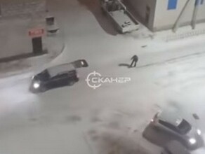 Благовещенцы нашли нестандартный способ развлечься в снегопад видео