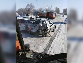 Возле Благовещенска произошло ДТП с участием КамАЗа фото