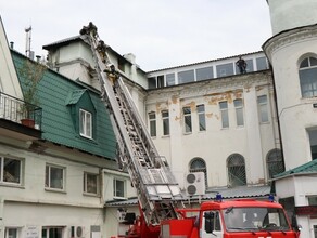 Благовещенское здание где загорелось кафе является памятником архитектуры