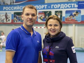 В Благовещенске на спортивном форуме выступила двукратная олимпийская чемпионка по биатлону Анна Богалий