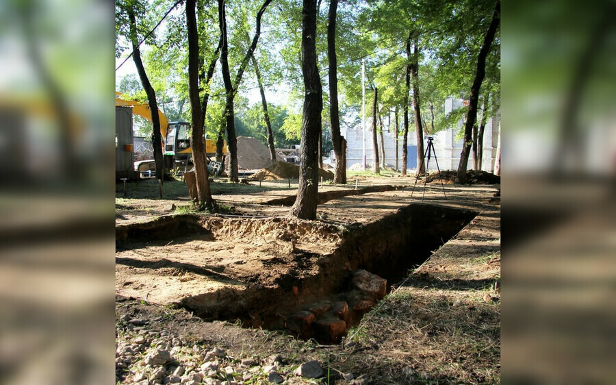 На территории в Благовещенске где находился Шадринский собор не нашли новых захоронений