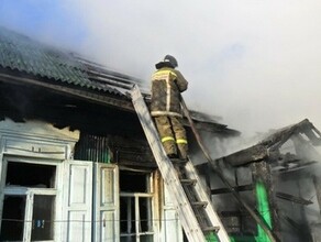 В Приамурье тушили жилой дом