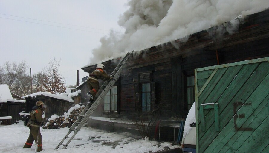 В Черниговке Амурской области в пожаре погиб 78летний мужчина