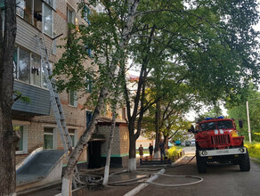 При пожаре в благовещенской многоэтажке пострадала женщина