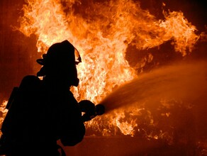 В Белогорске в страшном пожаре погиб мужчина