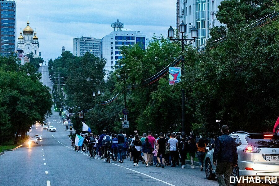 30й день подряд хабаровчане вышли на митинг в поддержку Фургала Акция пошла не по привычному сценарию